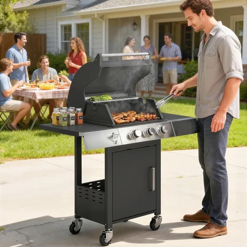 Qué barbacoa de gas comprar: quemadores, potencia y materiales
