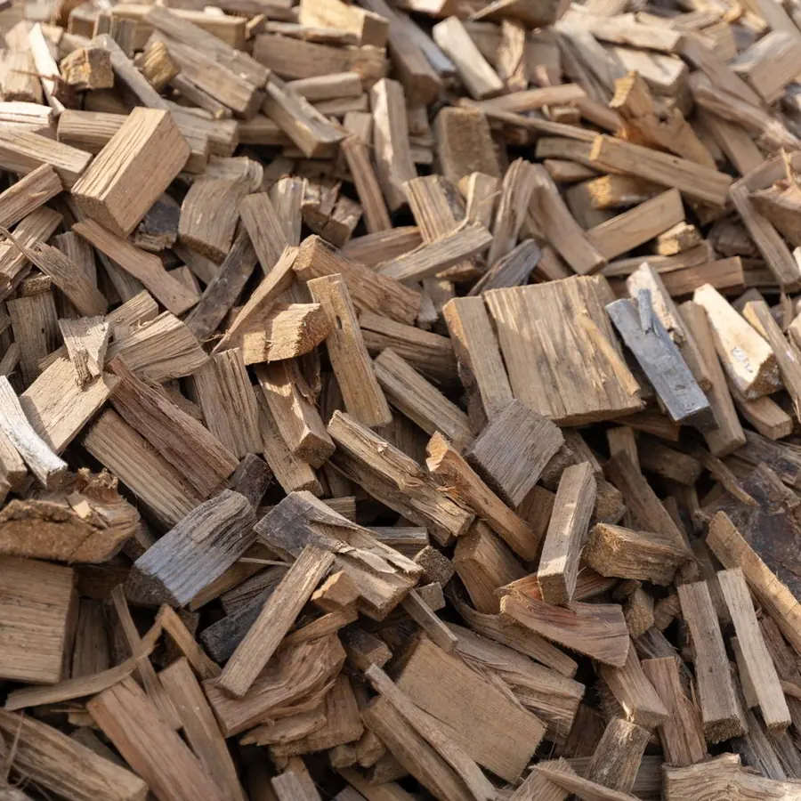 Astillas Resinosas de Pino para Encender el Fuego, Saco 22 L: detalle de cerca del producto