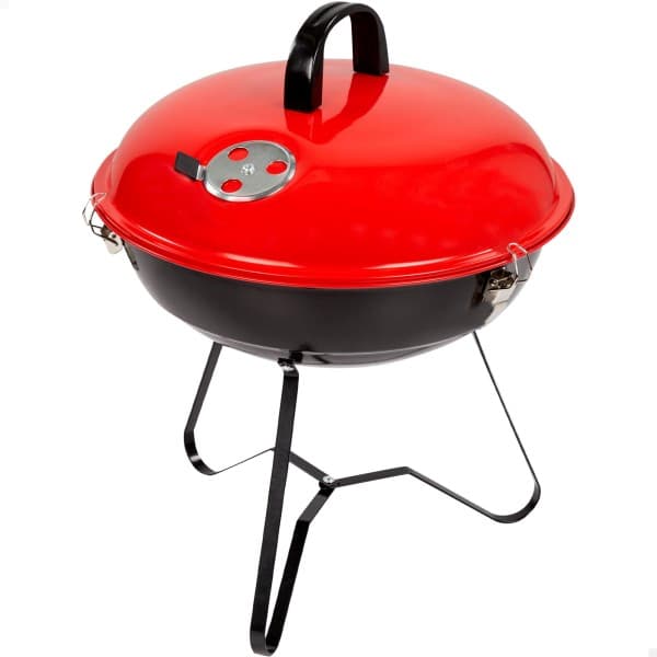 Barbacoa de carbón redonda con tapa Aktive 36 cm — barbacoa de carbón