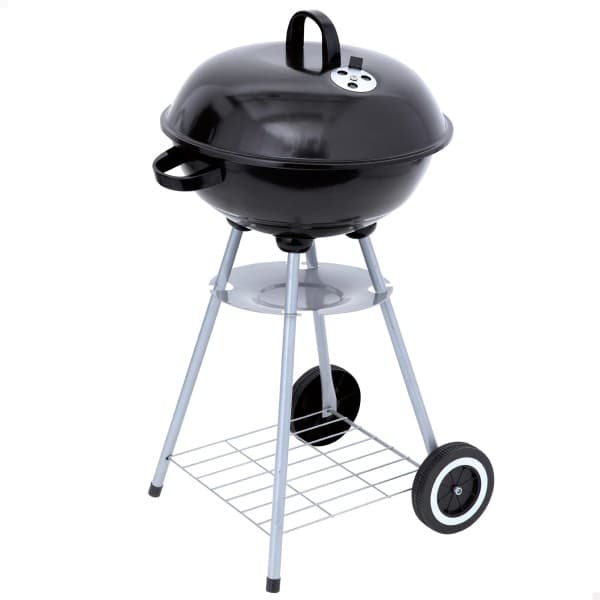Barbacoa de carbón portátil con dos parrillas Aktive 46 cm — barbacoa de carbón