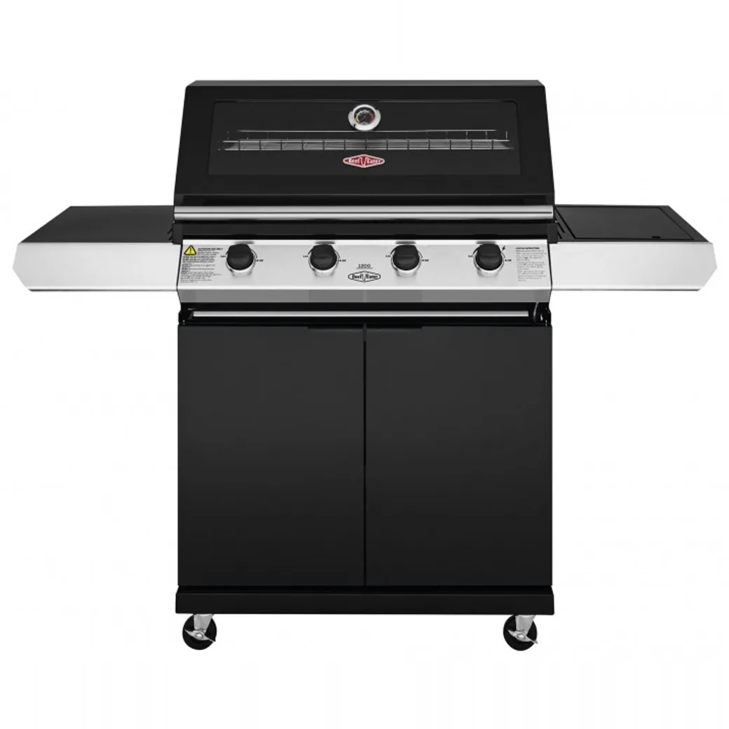 Barbacoa de gas BeefEater Discovery 1200E 4 quemadores con carro — barbacoa de gas 4 quemadores