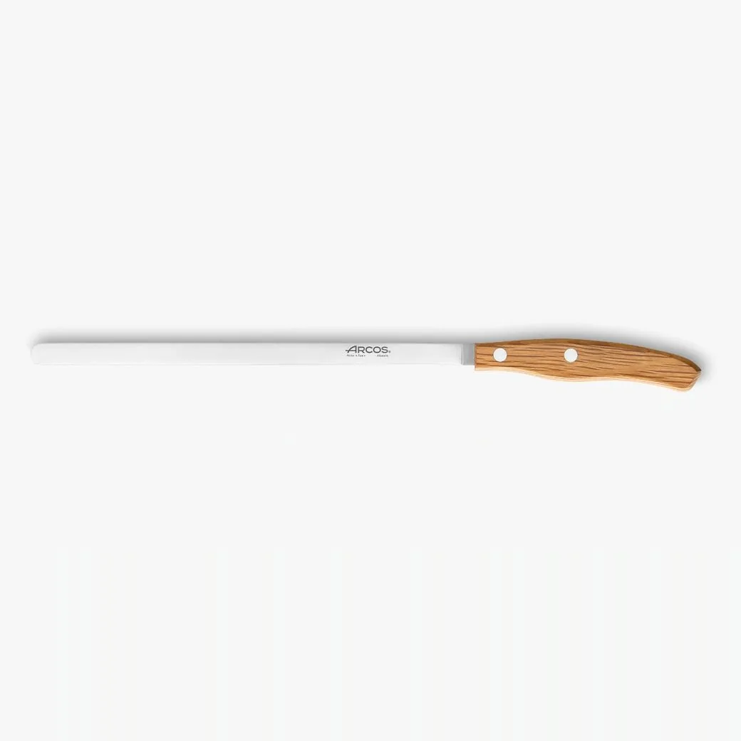 Cuchillo jamonero Arcos José Andrés 240 mm ligero con mango de encina