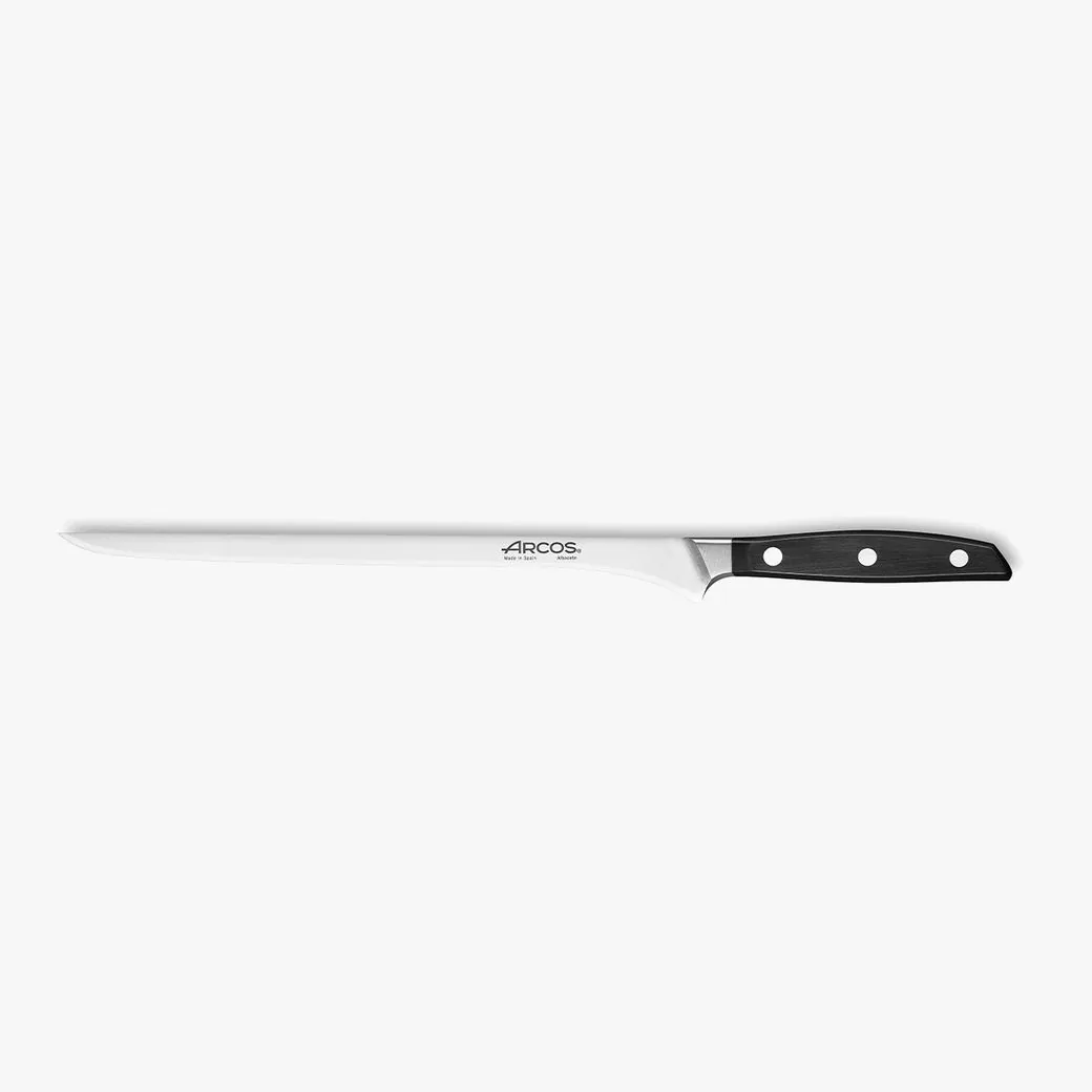 Cuchillo jamonero Arcos Manhattan 25 cm forjado con hoja flexible