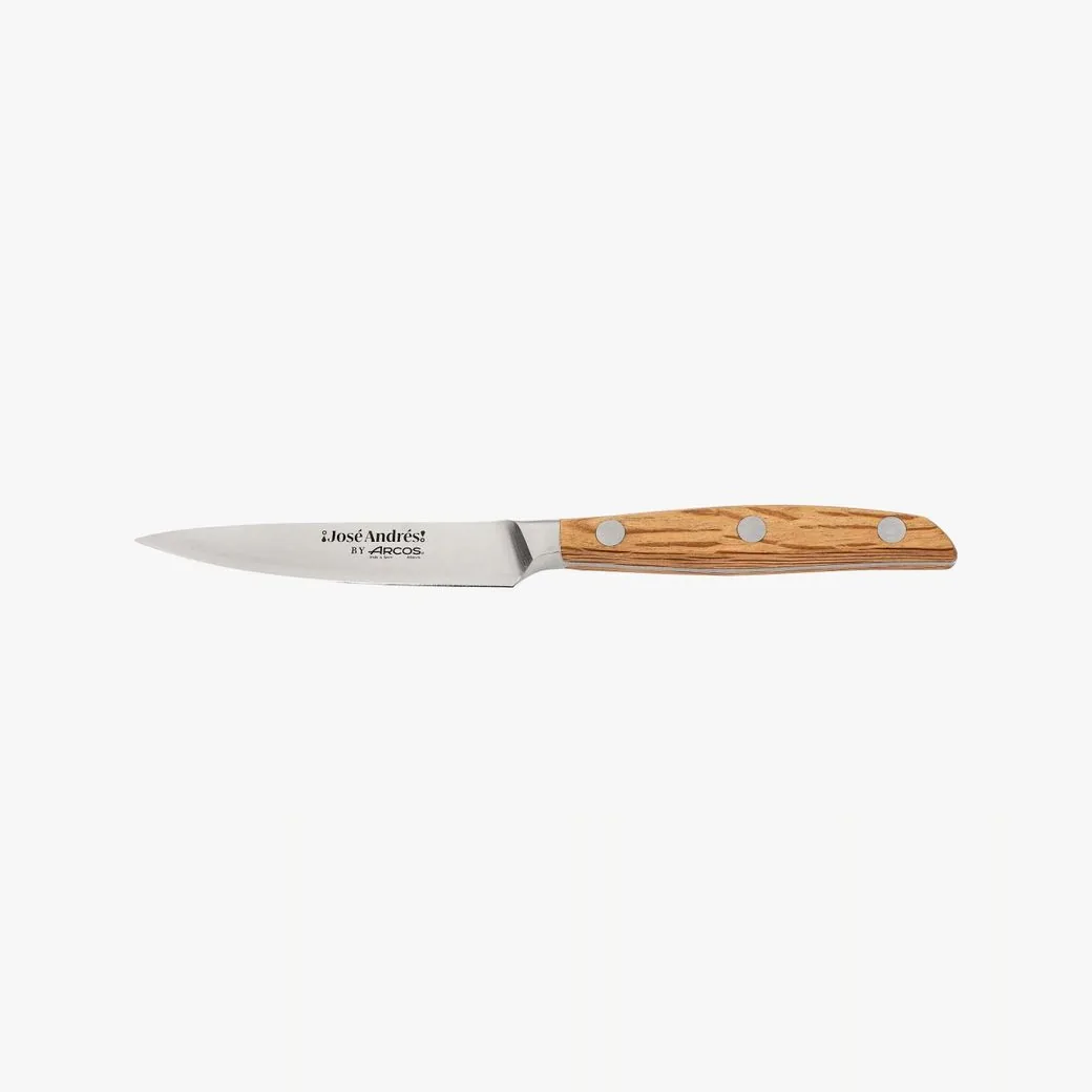 Cuchillo mondador Arcos José Andrés 100 mm con mango de encina — cuchillo mondador