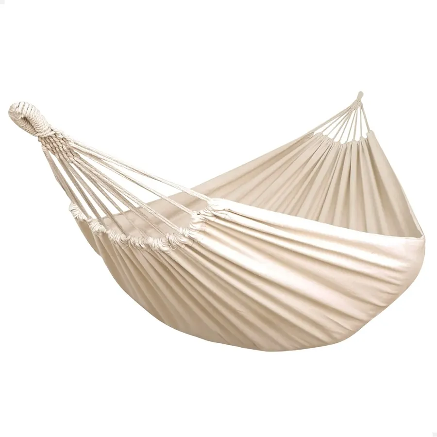 Hamaca colgante Aktive ultrarresistente de canvas 312x150 cm con bolsa — hamaca colgante camping