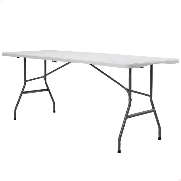 Mesa plegable PEAKFORM Lifetime 180x70x74 cm blanco efecto granito — mesa plegable camping