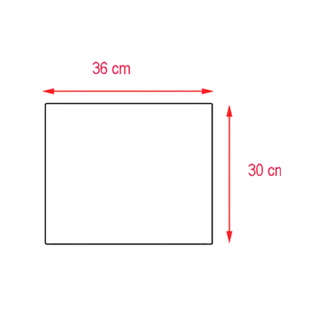 Plancha de hierro fundido Imor de 36 x 30 cm para barbacoa: medidas y dimensiones