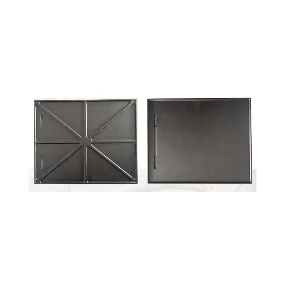 Plancha de hierro fundido Imor de 36 x 30 cm para barbacoa — plancha hierro fundido barbacoa