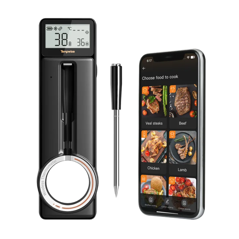 Termómetro para carne INKBIRD con 1 sonda, Bluetooth y WiFi
