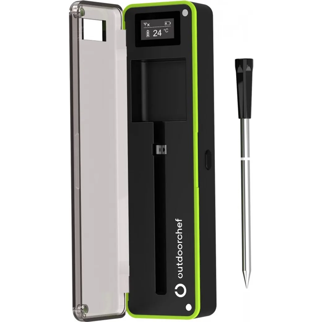 Termómetro inalámbrico Outdoorchef Easy Check, sonda sin cables con app — termómetro inalámbrico barbacoa
