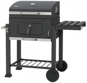 Barbacoa de carbón compacta para terraza