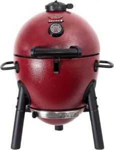 Barbacoa kamado Char-Griller Akorn abierta