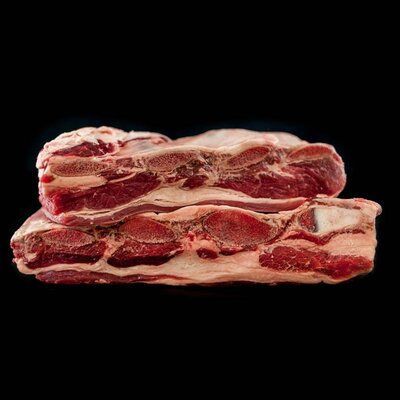 Costillar o tira de asado de ternera